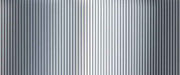 Poster - Vector Gray Blurred Glass Gradient background. Vertical Ribbed glass texture. Abstract bg.
