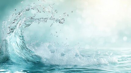 Poster - this stunning image showcases a dynamic wave frozen in motion, capturing the essence of water's beau