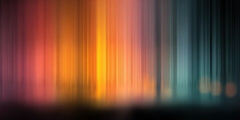 Poster - Abstract colorful blurred lights background with vibrant hues and soft focus
