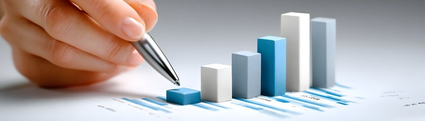 Poster - Editorial photo of a financial advisor discussing portfolio diversification, editorial photography style