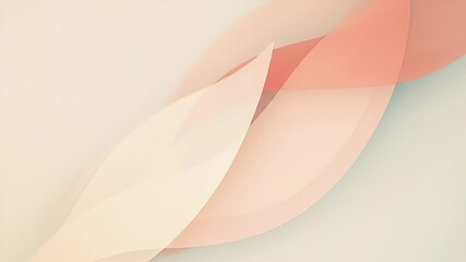 Poster - Abstract Orange and Beige Waves Pattern Gradient Background Design Graphic Art