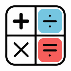 calculator and pencil