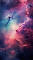 Wall Mural - seamless space pattern wallpaper astronomy universe outdoors.