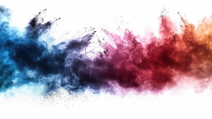 Poster - A vibrant display of colorful smoke swirling together, creating an abstract art piece that conveys energy and emotion, inviting interpretation and reflection.