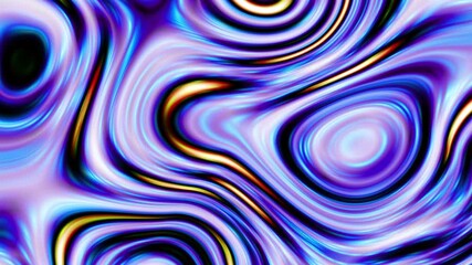 Poster - Colorful abstract animated background. The movement of a transparent multi-colored glass surface. Active movement of the liquid effect. Conceptual