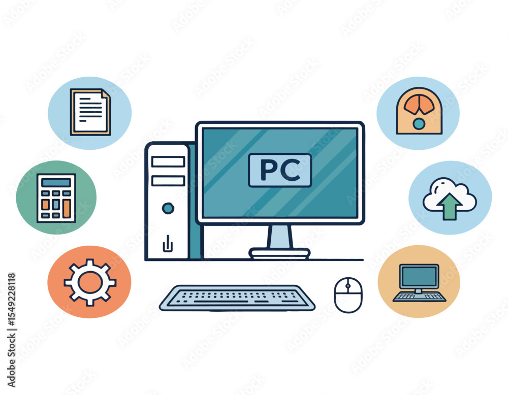 Powerful Desktop PC System Ultimate Guide to Computer Hardware and ...