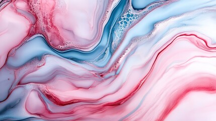Poster - An abstract representation of fluid colors blending together, creating a mesmerizing swirling pattern that evokes emotion and inspires creativity in artistic expression.