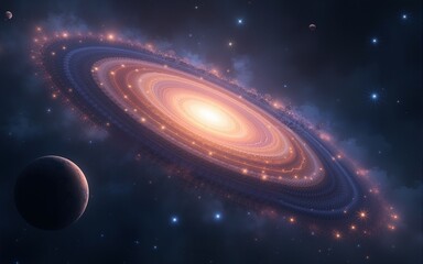 Wall Mural - theme of the galaxy. High quality