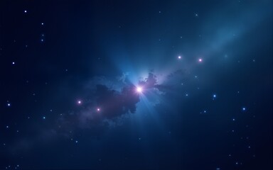 Wall Mural - Space stars background. Light night sky vector. High quality