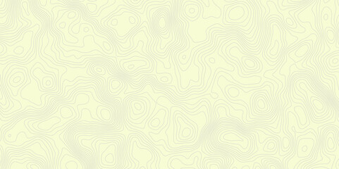 Aufkleber - Light yellow background with abstract wavy lines creating a textured topographic map effect design modern and elegant.