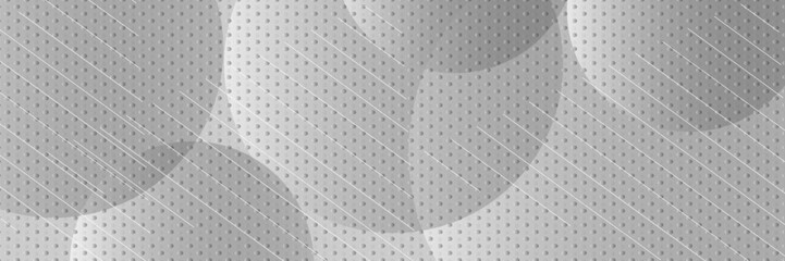 Poster -  Futuristic Gray Grid with Organic Flow. vector illustration