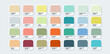 © Angela Ksen - Summer colors Palette. Fashion color trend vibes. Color palette forecast of the future shades