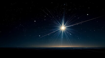 Wall Mural - Star constellation, big dipper, guiding light points the way to the north star, used for navigation throughout history. Constellation. Illustration .