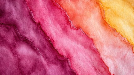Poster - This vibrant abstract watercolor artwork displays a spectrum of colors gracefully layered, evoking emotions and inviting creativity, ideal for modern minimalist or artistic decor.