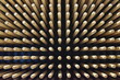 © Max - Unique Abstract View of Wooden Sticks Arranged in a rectangular pattern on black background