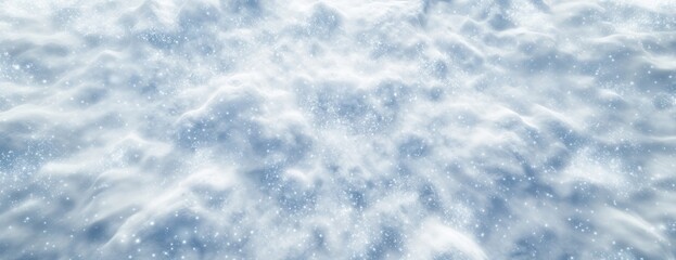 Wall Mural - empty snow ground texture nature winter environment.