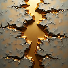 Naklejka na meble Abstract Maple Leaf Texture – Yellow and Brown Palette