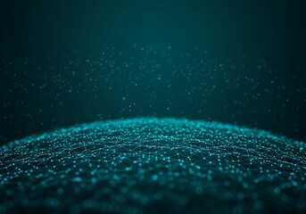 Aufkleber - Abstract network background with digital connection and technology
