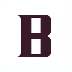 Leinwandbilder - Abstract and Creative Business brand Letter B Logo Design