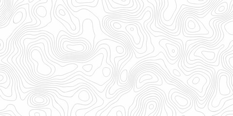 Poster - Lines Topographic contour lines grid map seamless pattern. Geographic mountain relief. Abstract lines background. Contour map Topo contour map design.
