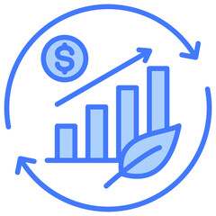 Poster - Sustainability Blue Icon