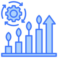Poster - Sustainable Development Blue Icon