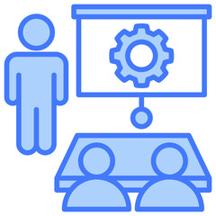 Poster - Training Blue Icon