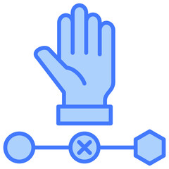 Poster - Intervention Blue Icon