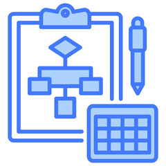 Poster - Plan Blue Icon