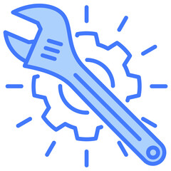 Poster - Service Blue Icon