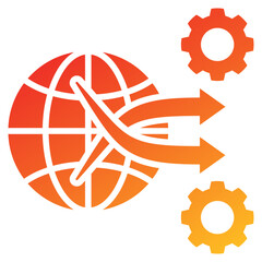 Poster - Transformation Glyph Gradient Icon