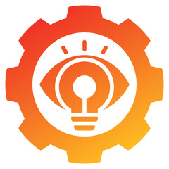 Poster - Vision Glyph Gradient Icon