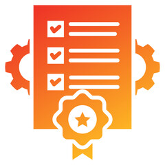Poster - Standard Glyph Gradient Icon