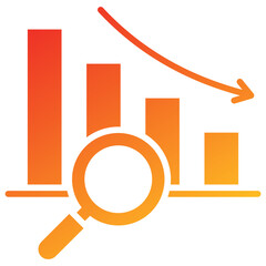 Poster - Analysis Glyph Gradient Icon