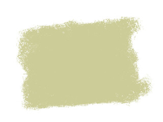 Poster - Isolated abstract brushstroke shape in pale green color on black background