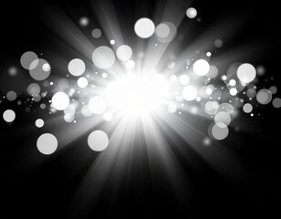 Poster - Abstract Bright Light Burst Background
