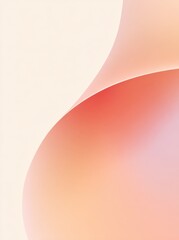 Poster - Abstract Minimalist Gradient Colors with Soft Curves and Blurred Background for Modern Design and Artistic Creative Visualization