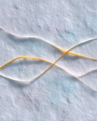 Poster - Abstract Gold Lines on White Textured Background