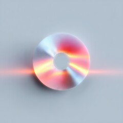 Poster - Abstract Radial Gradient with Thin Ripple Line Texture