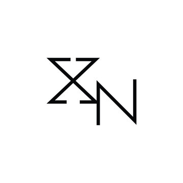 Minimal Letters XN Logo Design