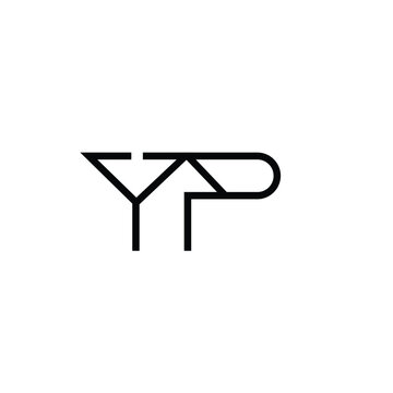 Minimal Letters YP Logo Design