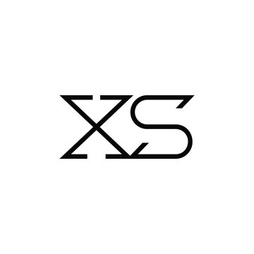 Minimal Letters XS Logo Design