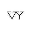 © Gfxvect Pro - Minimal Letters VY Logo Design