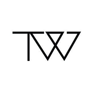 Minimal Letters TW Logo Design