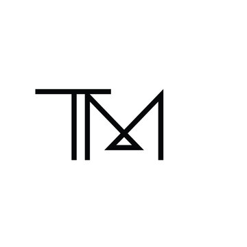 Minimal Letters TM Logo Design