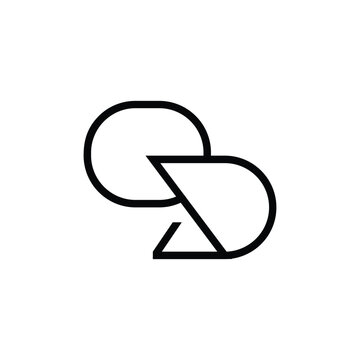 Minimal Letters OD Logo Design