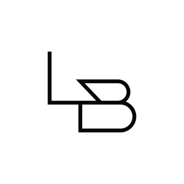 Minimal Letters LB Logo Design