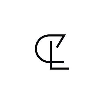 Minimal Letters CL Logo Design