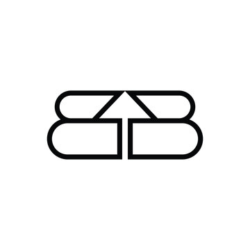 Minimal Letters BB Logo Design
