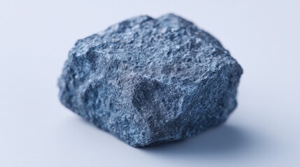 Poster - close-up of piece of coal on plain white surface